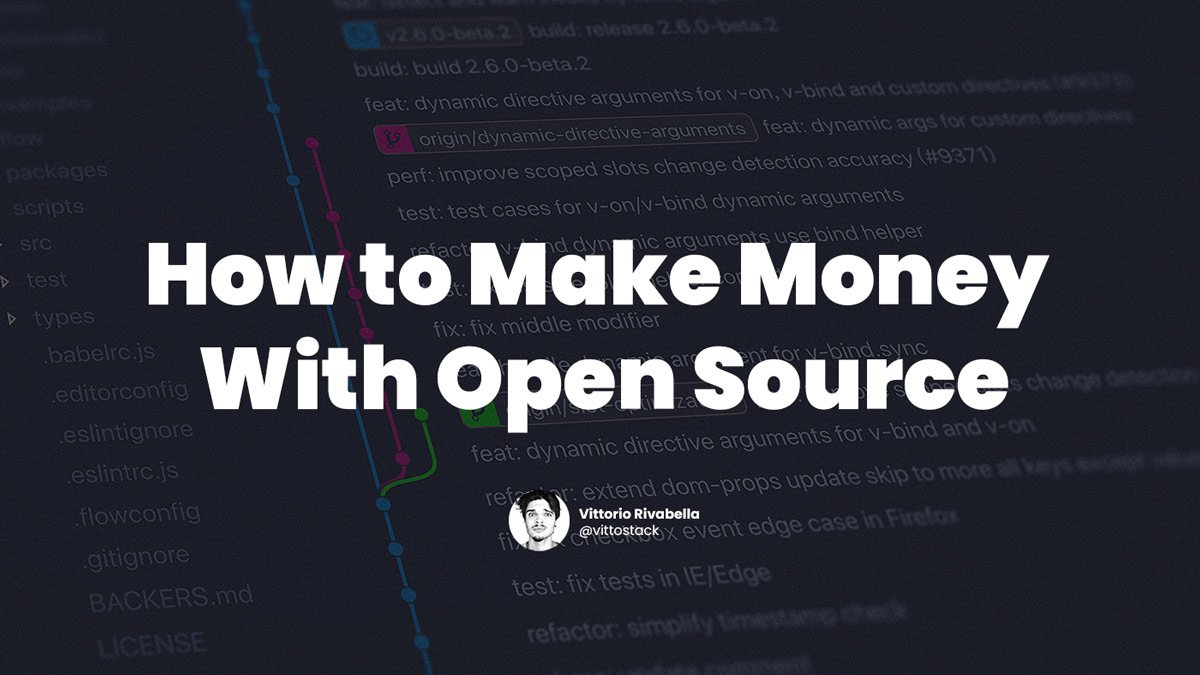 Cover of how to make money with opensource