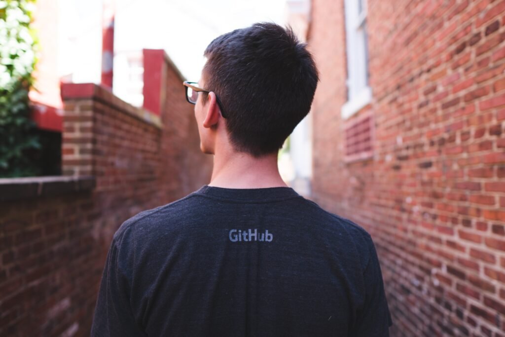 Guy with a GitHub TShirt