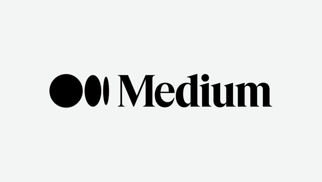 medium logo, one of the best blogging platforms for developers