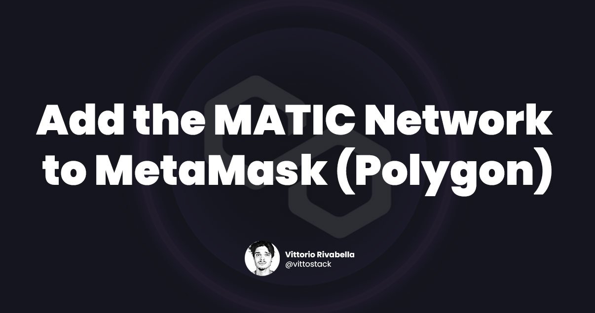 Add-the-MATIC-Network-to-MetaMask